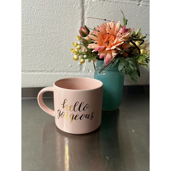 Threshold Other - Hello Gorgeous Light Pink Mug